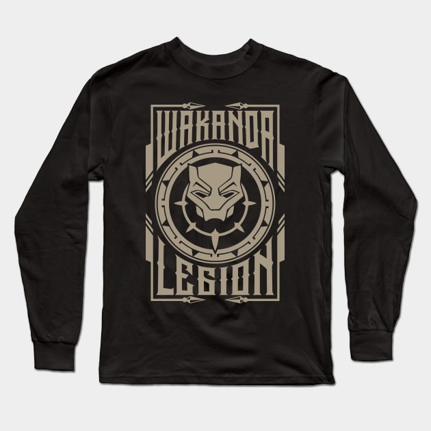 Wakanda Legion Long Sleeve T-Shirt by UB design